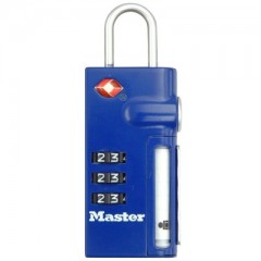 MASTERLOCK 4693EURDBLU LAKAT SZÁMKOMBINÁCIÓS 30mm KÉK - AZONOSÍTÓ CÍMKÉVEL  LAKAT-LAKATPÁNT-LÁNC